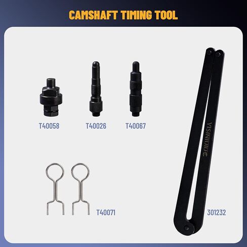 Camshaft Timing Tool Compatible with 2.0T,2.4, 2.8, 3.0T, 3.2T, 4.2, 5.2 Engine Camshaft Adjuster Key T40133 T40070 T40026 T40071 T40058 T10172 T40069 T10035 T40079 T40269 T40297 3.0 in Saudi Arabia
