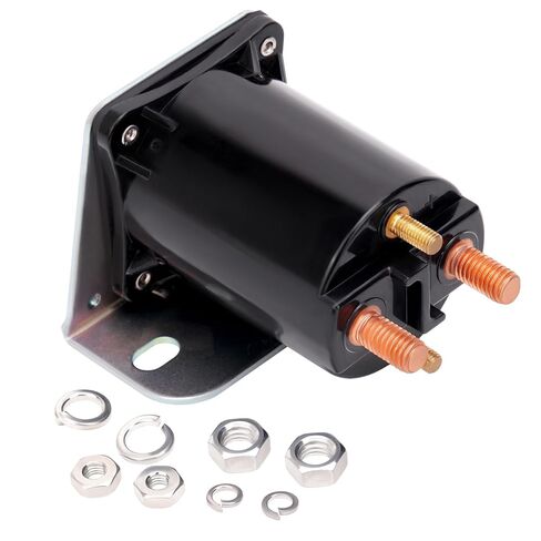 12V Starter Solenoid Relay OEM JF2-H1950-00-00 JR3-H1950-00 J38-81950-01 CU 869128 Compatible with Yamaha G2 G8 G9 G11 G14 G16 G20 1985-2002 4 Terminal Solenoid Cart Replaces in Kuwait
