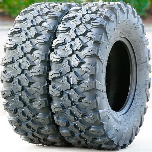 مجموعة من 2 (اثنين) إطارات شعاعية للطرق الوعرة Forerunner Gotham A/T ATV ​​UTV لجميع التضاريس - 30x10.00R14 30x10R14 30x10x14 79J نطاق تحميل 8 طبقات BSW جدار جانبي أسود in Kuwait