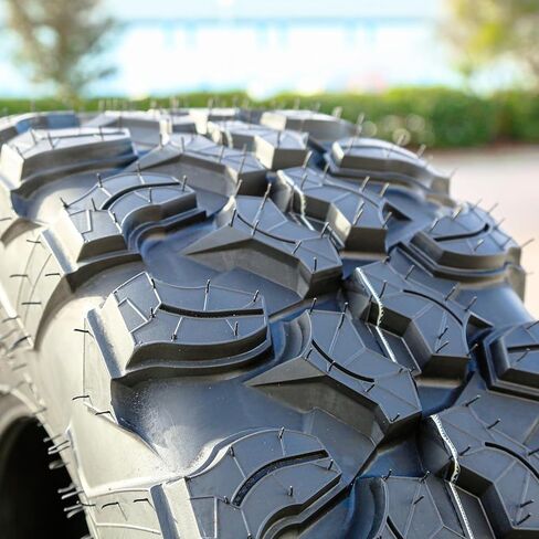مجموعة من 2 (اثنين) إطارات شعاعية للطرق الوعرة Forerunner Gotham A/T ATV ​​UTV لجميع التضاريس - 30x10.00R14 30x10R14 30x10x14 79J نطاق تحميل 8 طبقات BSW جدار جانبي أسود in Kuwait