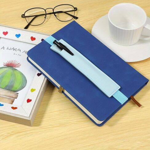 6pcs Colorful Adjustable PU Leather Pen Sleeves, Elastic Band Pencil Holders for Planners Notebook Binders Books, Versatile Journal Accessories for Organized Writing Drawing in Kuwait