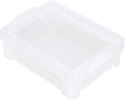 Simply Tidy Stacking Crayon Box - Plastic Storage Containers for School Supplies, Sewing and Crafts - Clear, Bulk 36 Pack in Saudi Arabia