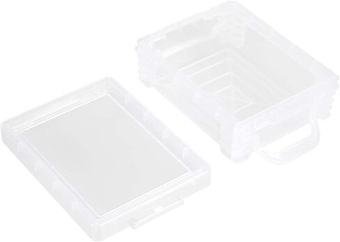 Simply Tidy Stacking Crayon Box - Plastic Storage Containers for School Supplies, Sewing and Crafts - Clear, Bulk 36 Pack in Saudi Arabia