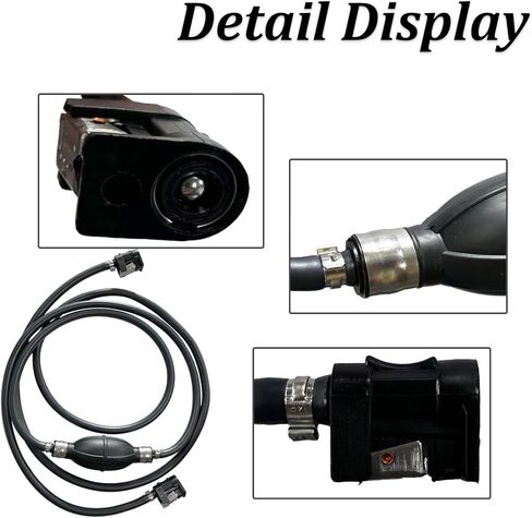 32-858104K08 Outboard Fuel Line 5/16" 10 Ft Hose Kit Compatible with Yamaha Marine Johnson Mercury Outboard 4 hp-200 hp Includes Primer Bulb Tank Quick Female Connector 35-816296-4 Fuel Filter in Kuwait