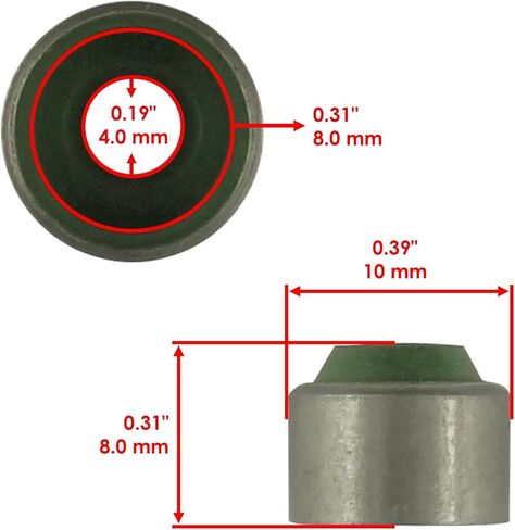 Replacement For 16x Valve Stem Seal for Yamaha YZF R6 2006-2020 Mod-C26C-51081 in Kuwait