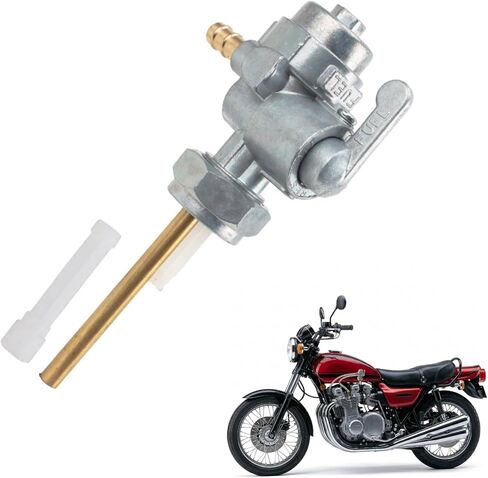 Motorcycle Fuel Gas Tank Switch, 51023-043, 51023-055 Compatible with Kawasaki KZ1000 Series 1977–1981, Z1 1973–1975, KZ900 1976–1977, KZ750 Series 1976–1980 Fuel Shut Off Valve in Kuwait