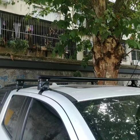 2PCS (Black) Cross Bars Roof Rack Cargo Rack Luggage Bars Fits for Toyota Tundra 2022-2026 Roof Racks Aluminum Crossbar Roof Rail Bar in Saudi Arabia