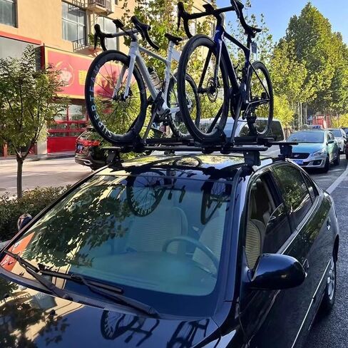 2PCS (Black) Cross Bars Roof Rack Cargo Rack Luggage Bars Fits for Toyota Tundra 2022-2026 Roof Racks Aluminum Crossbar Roof Rail Bar in Saudi Arabia