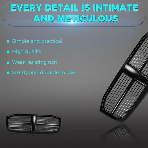 2006-2009 Compatible With Dodge Ram 1500 2500 3500 Pickup Truck Front Grille Grill Black 5JY121SPAF CH1200280 in Kuwait