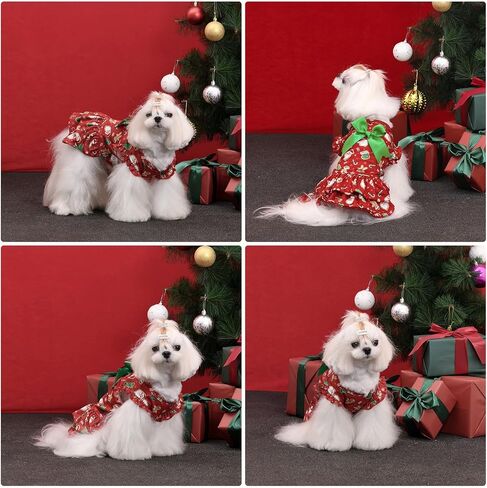 CuteBone Dog Dress Girl Puppy Skirt Cat Outfit Pet Clothes for Small Dogs Costume Birthday Gift DR27S in Saudi Arabia