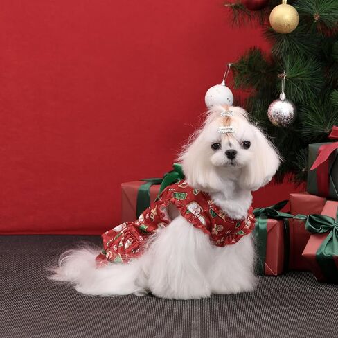 CuteBone Dog Dress Girl Puppy Skirt Cat Outfit Pet Clothes for Small Dogs Costume Birthday Gift DR27S in Saudi Arabia