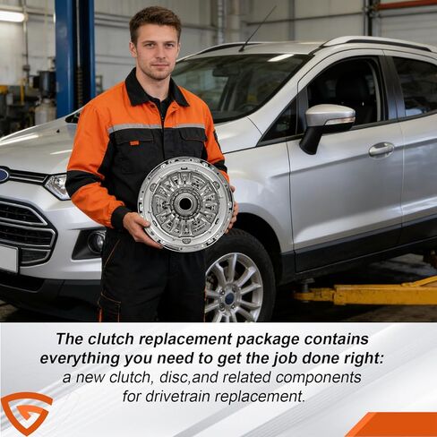 طقم القابض 07-233، طقم قابض ناقل الحركة البديل، متوافق مع Ford EcoSport 13-17، Fiesta 11-19، Figo 16-18، Focus 11-18، استبدل 07-233 in Kuwait