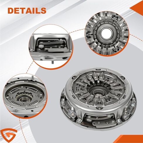 طقم القابض 07-233، طقم قابض ناقل الحركة البديل، متوافق مع Ford EcoSport 13-17، Fiesta 11-19، Figo 16-18، Focus 11-18، استبدل 07-233 in Kuwait