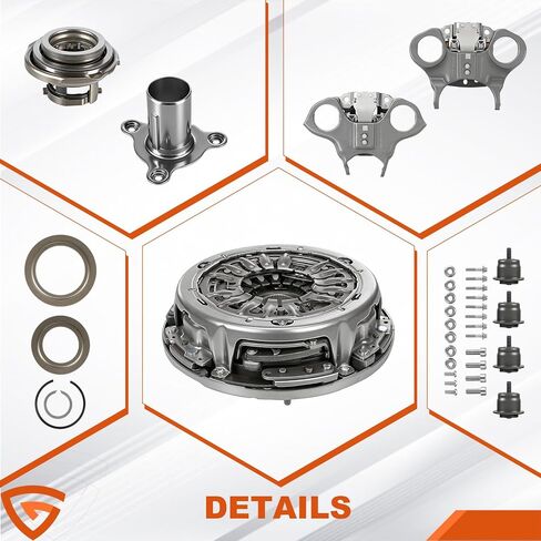 طقم القابض 07-233، طقم قابض ناقل الحركة البديل، متوافق مع Ford EcoSport 13-17، Fiesta 11-19، Figo 16-18، Focus 11-18، استبدل 07-233 in Kuwait