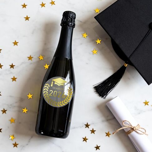 120Pcs 2026 Graduation Stickers for Envelopes, 1.6" Gold Foil Class of 2026 Party Favors, Transparent Congrats Grad Stickers with Cap for School Invitation Grad Party Favors Labels in Saudi Arabia