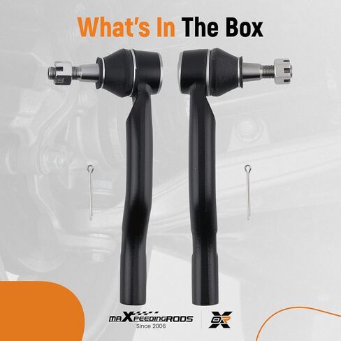 maxpeedingrods 2 قطعة ES800338 ES800337 أطراف قضيب التعادل الخارجي الأمامي لنيسان 370Z 2009-2020 إنفينيتي EX35 2008-2012 إنفينيتي Q50 Q60 Q70 2014-2019 EX37 G25 G35 G37 M35 M35h M37 M45 M56 Q40 Q70L QX50 in Kuwait