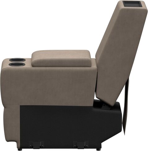 THOMAS PAYNE Signature Heritage Series Driftwood RV Theater Seating 10" Center Console with Storage Compartment, Dual Cupholders, Wireless Charging Station - 2024044098 in Saudi Arabia