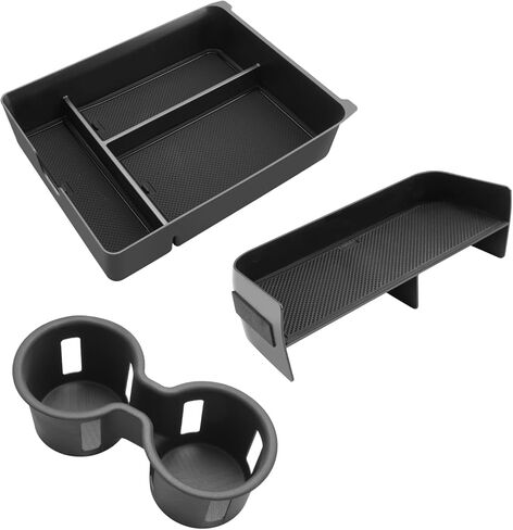 Double-Layer Center Console Organizer for 2026 Subaru Outback(Premium, Limited, Touring, Wilderness, Limited XT, Touring XT), Armrest Storage Box Insert Tray, Outback Interior Accessories in Saudi Arabia