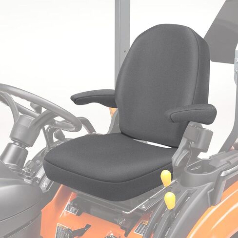 Tractor Seat Cover Compatible with Kubota BX2380/BX2680, Heavy Duty Knitted Sponge Seat Cover with Armrests & Tool Pockets in Kuwait