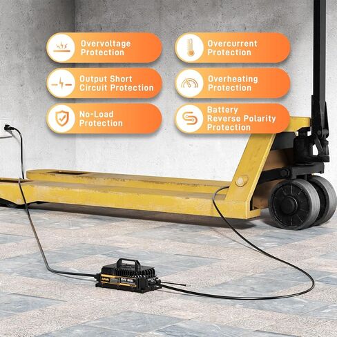 Suraziki 24V 30Amp Forklift Charger, 24V Lead Acid Battery Charger for Pallet Jack/Floor Scrubber, with Anderson50A and 175A Connector in Saudi Arabia