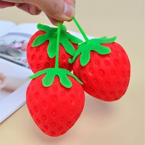 Ice Cream Squeeze Squishy, Ice Cream Cone Dumpling Slow Rise Sensory Toy Soft Squishy Sensory Squeeze Ball (Pink) in Saudi Arabia
