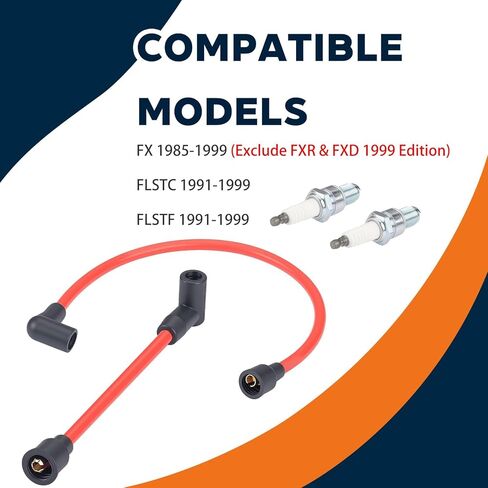 غطاء سلك توصيل الإشعال وسدادة الإشعال لـ FX 1985-1999 FLSTC FLSTF 1991-1999 31983-71C in Kuwait