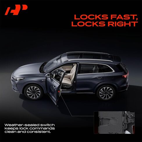مشغل مزلاج قفل باب السائق الأمامي الأيسر A-Premium متوافق مع مركبات فولفو - XC60، XC70، S80، C70، C30، S40، V50، V70 - للطراز المزود بنظام بدون مفتاح in Kuwait
