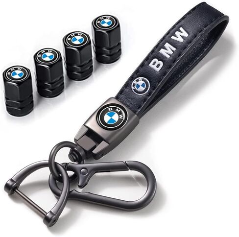 سلسلة مفاتيح السيارة وأغطية جذعية صمام إطار السيارة متوافقة مع BMW 1 3 5 6 سلسلة X1 X3 X7 X5 X6 Z4 7 M حلقة مفاتيح للرجال والنساء هدية عائلية لإكسسوارات السيارة in Kuwait