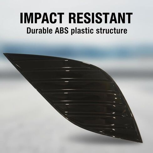 Fog Light Cover Fit for 2018-2020 Toyota Camry Repacement for 81481-06170, 81481-06180, TO1039209, TO1038209 ABS Plastic Fog Lamp Cover Glossy Black in Saudi Arabia