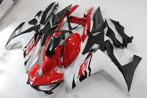MC Red White Fairing Fit for Yamaha R25 2015-2017 & R3 2014-2018 Injection Mold ABS Plastics New Bodywork M05 in Saudi Arabia