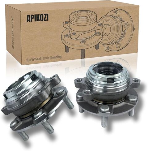 2PCS Front Wheel Hub Bearing Assembly for Nissan Altima 2007-2013 2014 2015 2016 2017 2018, Murano 2009-2018, Maxima 2009-2019, Pathfinder 2013-2019, Infiniti QX60 2013-2017, OEM 513296 with 5 Lug ABS in Kuwait