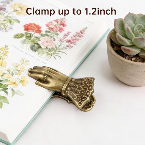 Vintage Lady's Hand Shaped Metal Paper Clip, Journal Clip Planner Book Decorative Clip Traveler's Notebook Accessories Clamp for Journaling Scrapbook Home Office in Kuwait