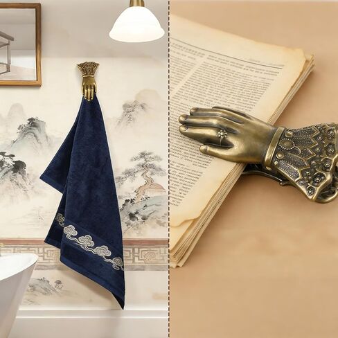 Vintage Lady's Hand Shaped Metal Paper Clip, Journal Clip Planner Book Decorative Clip Traveler's Notebook Accessories Clamp for Journaling Scrapbook Home Office in Kuwait