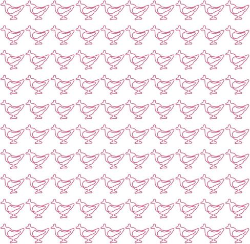 100pcs Cute Reusable Paper Clips Chick Shape Animal Paper Clips Iron Wire for School Office in Kuwait