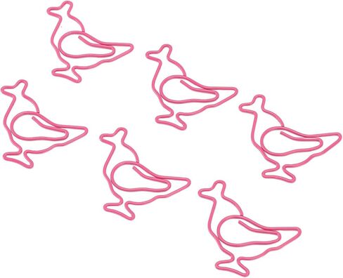100pcs Cute Reusable Paper Clips Chick Shape Animal Paper Clips Iron Wire for School Office in Kuwait