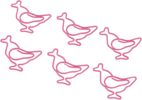 100pcs Cute Reusable Paper Clips Chick Shape Animal Paper Clips Iron Wire for School Office in Kuwait