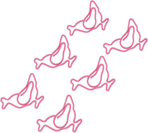 100pcs Cute Reusable Paper Clips Chick Shape Animal Paper Clips Iron Wire for School Office in Kuwait