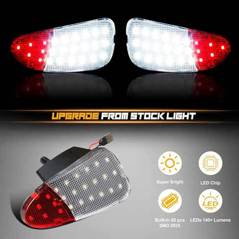 مصابيح LED للباب الداخلي ولوحة الباب متوافقة مع Ford F150 1997-2003، 1997-1999 F250، عبوتان in Kuwait