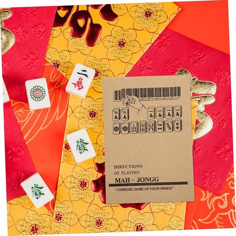 BESPORTBLE Antique Style Mahjong Rule Book Detailed Instructions Strategies for Chinese Mahjong in Kuwait