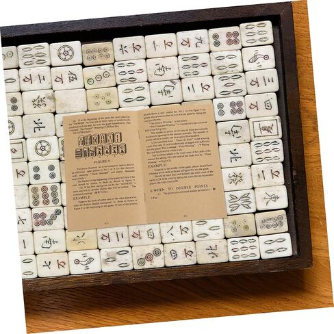 BESPORTBLE Antique Style Mahjong Rule Book Detailed Instructions Strategies for Chinese Mahjong in Kuwait