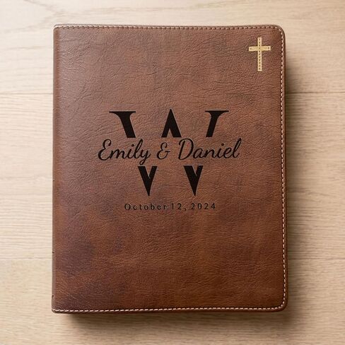 Personalized NIV Journaling Family Bible, Wide-Margin, Red Letter, Bible Tabs + Highlighters, Complete Study Set, Wedding & Anniversary Gift in Saudi Arabia