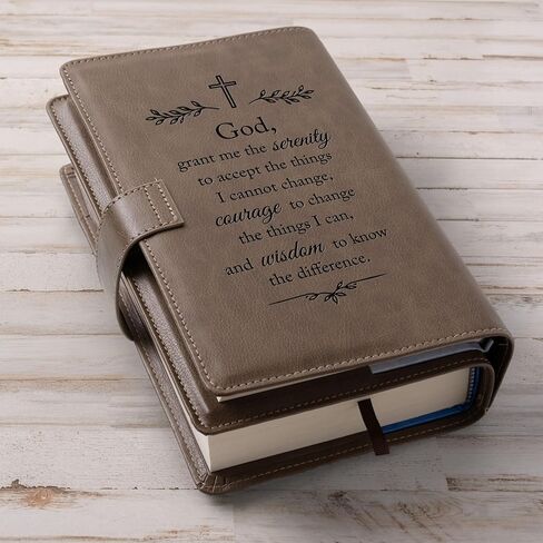 Custom Design AA Big Book & 12 Steps and 12 Traditions Book Set Cover, Alcoholics Anonymous Gifts, Fits 2 Hardcover AA Books, AA Coin Holder in Saudi Arabia
