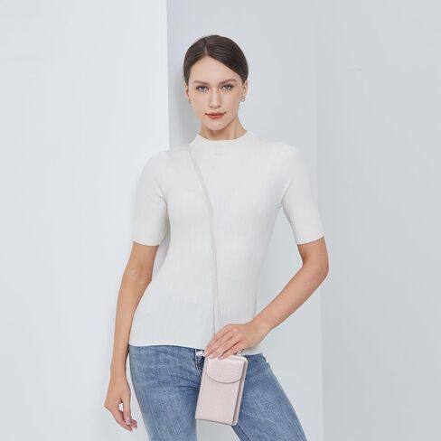 Small Crossbody Bag Cell Phone Purse Wallet Wristlet Card Clutch with Card Slot in Saudi Arabia