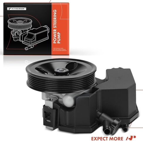 مضخة توجيه قوية A-Premium، مع خزان وبكرة، متوافقة مع Jeep WJ Series Grand Cherokee 2001-2004 4.7L & Dodge Ram 1500 2004-2006، Viper 2003-2006 in Kuwait
