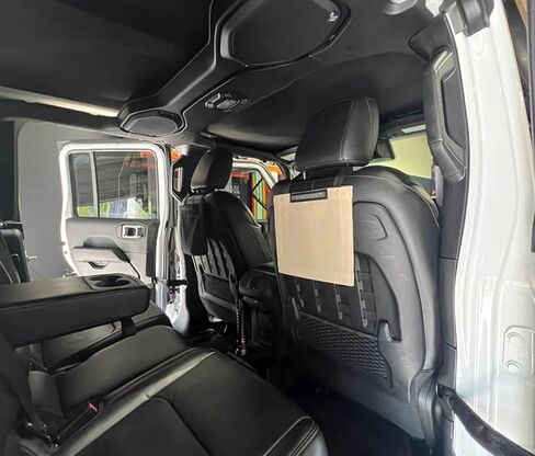 SPIDERWEBSHADE Seatback Sac - Backseat Car Storage Organizer - Large Mesh Pocket for Organizing Snacks, Toys, Tablets, Phones, Car Travel Accessories - Universal For Most Vehicles (Black) in Saudi Arabia