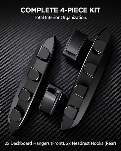 4-Pack Car Hooks for Tesla Model Y Juniper & Model 3 Highland Accessories 2026 2025, Retractable Glove Box Hanger & Rear Seat Clip, Interior Organizer for Handbag, Backpack, Grocery Bag in Saudi Arabia