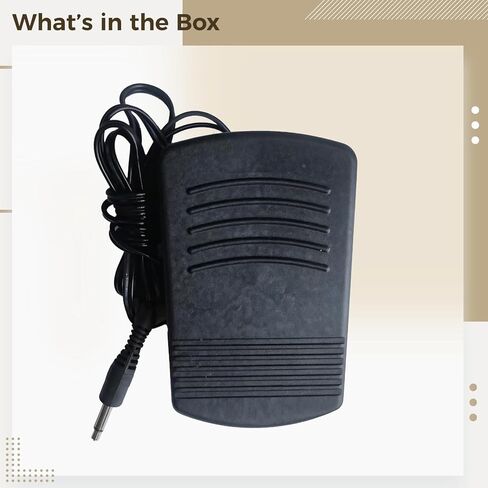 Foot Pedal for Sewing Machine, Foot Operated Controller Compatible with 6V Mini Household Sewing Machines, Momentary Foot Pedal Switch in Saudi Arabia