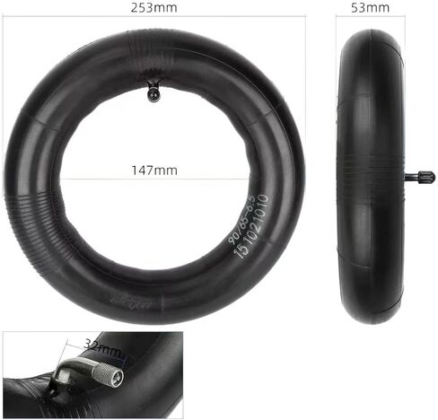 2-Pack 11-inch Electric Scooter 90/65-6.5 Inner Tube 6.5-inch Rim Motor Suitable for 38cc 47cc 49cc MTA1 MTA2 Cag Mx3 GP-RSRelectric scooter tire inner tube in Saudi Arabia