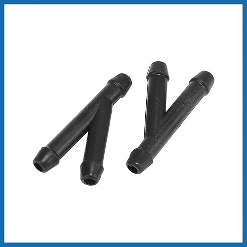 10pcs Y Shaped Plastic 3 Way Windshield Washer Hose Connector Tube Pipe Fitting Splitter Adapter for Car Item Replacement in Kuwait