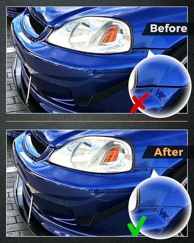 Front Rear Bumper Lift Kit Fit for Honda Civic EK Hatchback Coupe 1996 1997 1998 1999 2000 in Kuwait